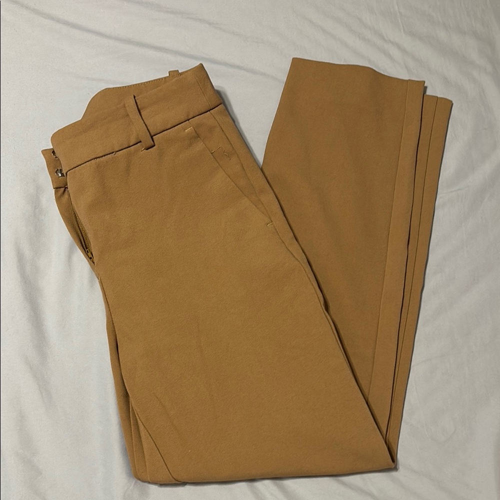J. Crew Tan Chinos Classic Flat Front